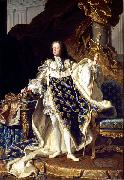 Hyacinthe Rigaud Portrait of Louis XV oil painting on canvas